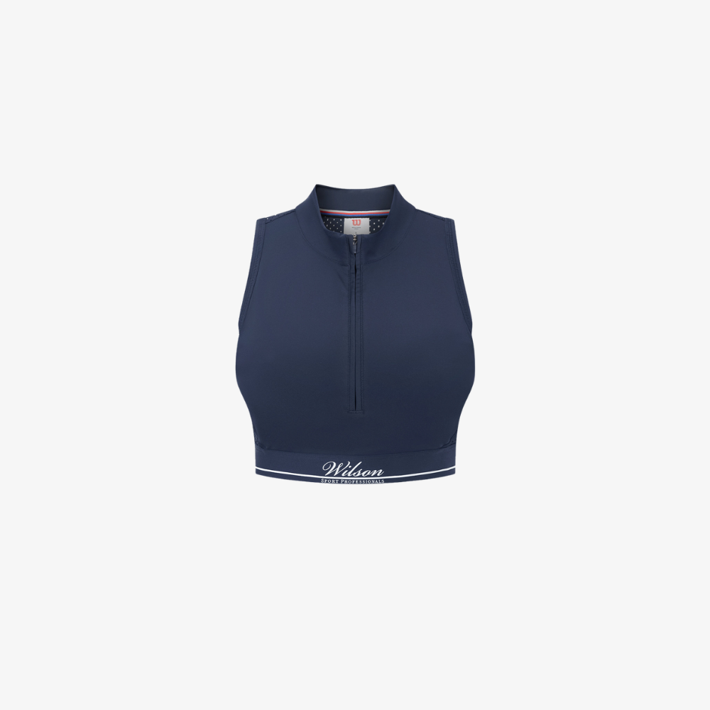 Áo Bra Thể Thao Nữ Wilson Winning Bra Classic Navy - Ảnh 3