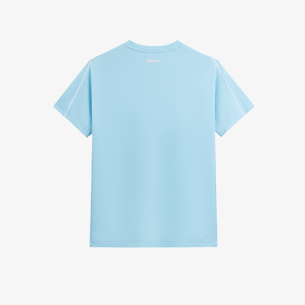Áo Thun Nam Wilson Daily Court Tee V2 Bright Airy Blue - Ảnh 6