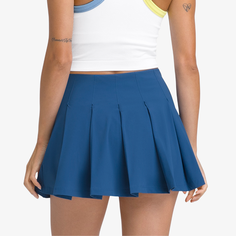 Chân Váy Nữ Wilson Classic Pleated Mini Skirt Court Blue - Ảnh 3