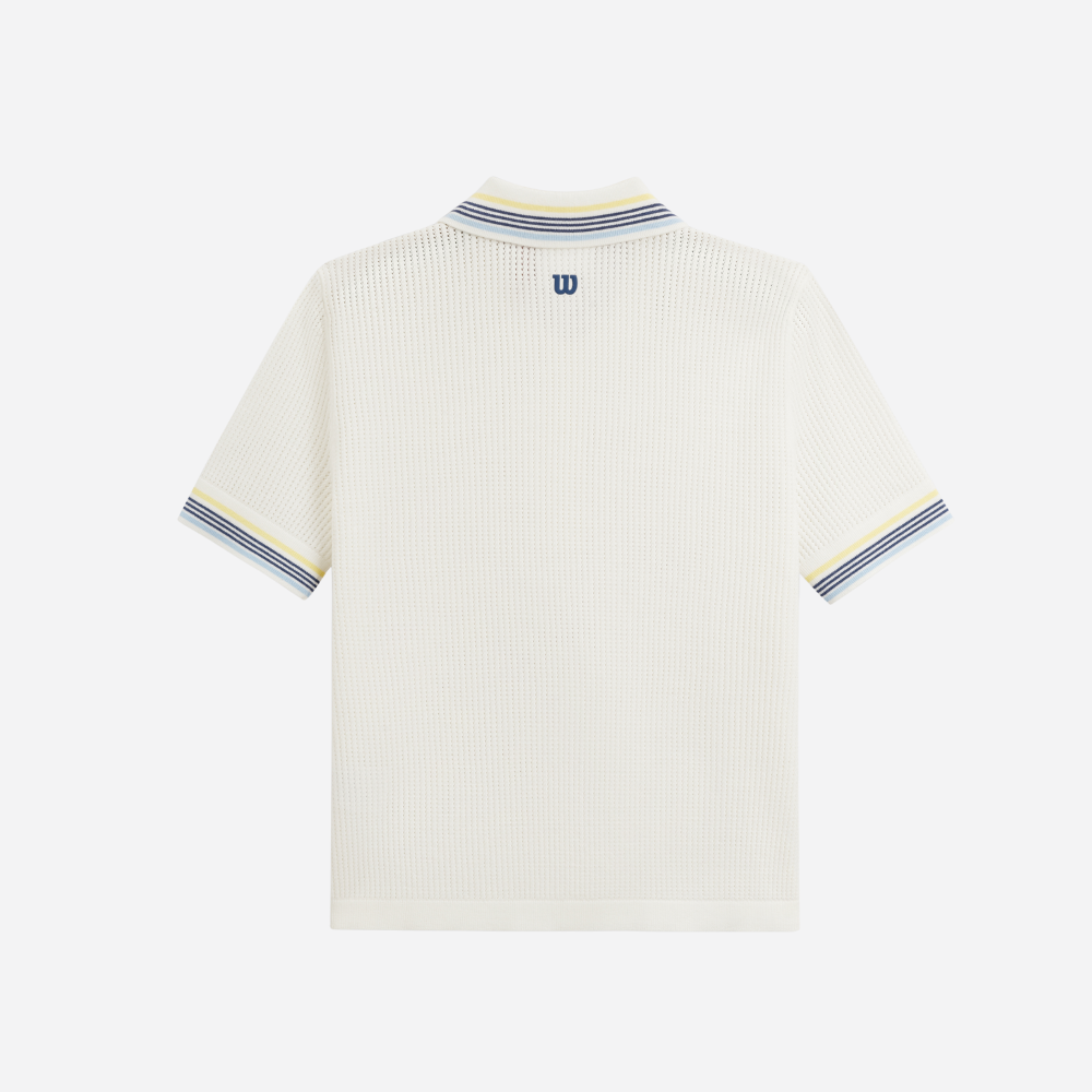 Áo Polo Nữ Wilson Women's Addison Knit Polo Sandrift - Ảnh 3
