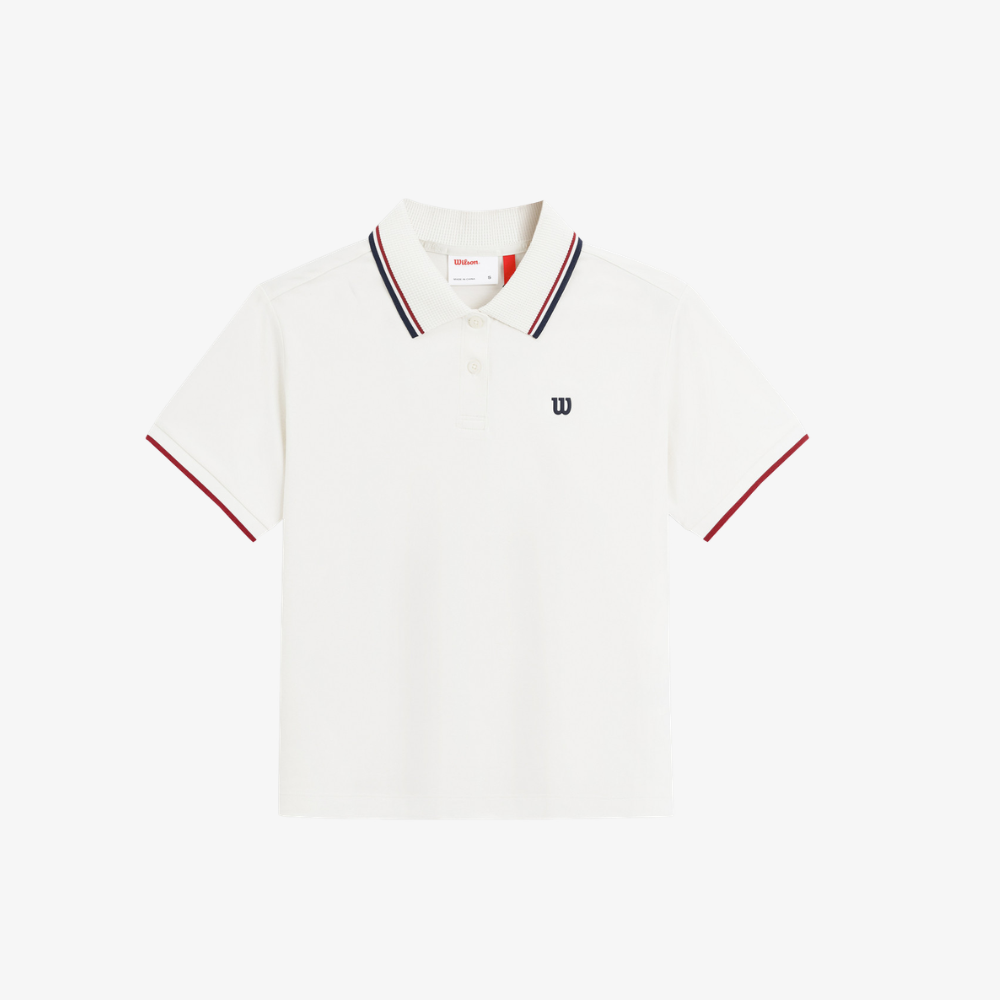 Áo Polo Nữ Wilson Women's Classic Crop Polo Sandrift - Ảnh 2