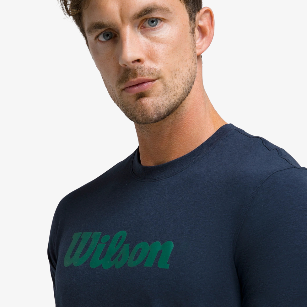 Wilson Easy Street Tee Áo Thun Nam Field Green - Ảnh 3
