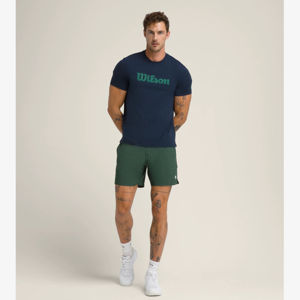 Wilson Easy Street Tee Áo Thun Nam Field Green - Ảnh 6