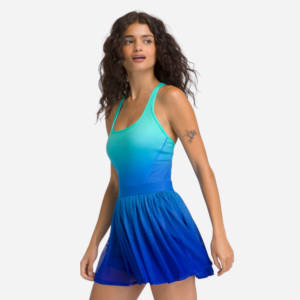 Alternative view of Váy Thể Thao Nữ Wilson Women Headliner Tennis Dress Turq Ombre